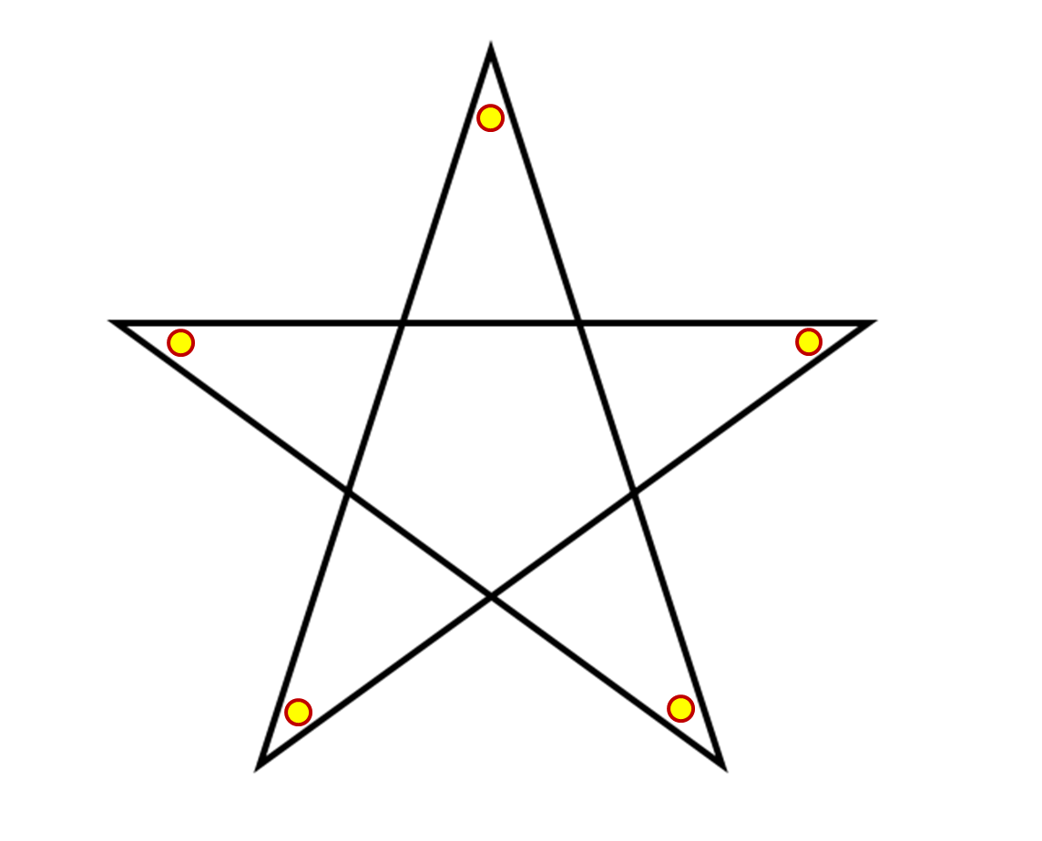 как се рисува звезда
